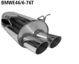 Bastuck sportauspuff bmw - sportauspuff, 320i